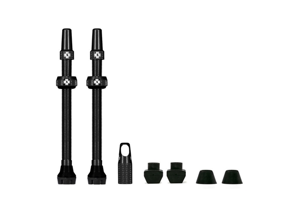 MUC-OFF Tubeless Valve Kit V. 2.0 80mm - Black